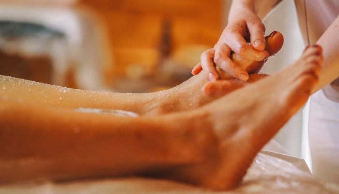 Feet massage image